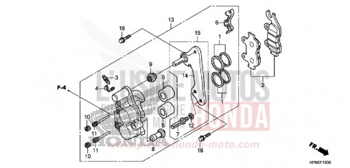 PINZA FRENO ANTERIORE (GLR1251WHF/2WHF) GLR1251WHF di 2015